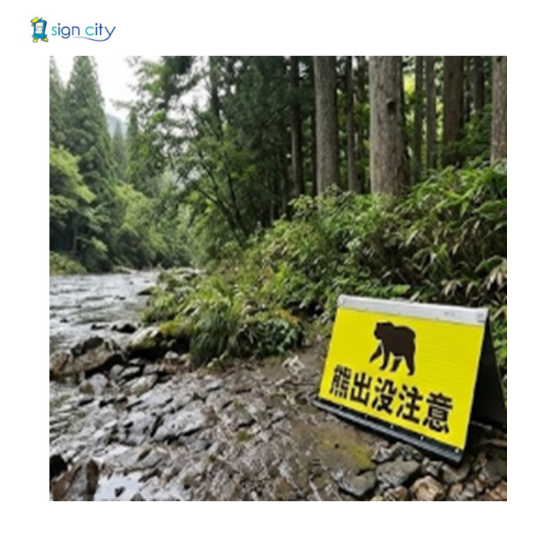 熊出没注意看板 黄大