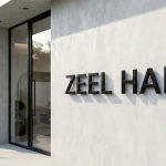 美容院の看板デザイン