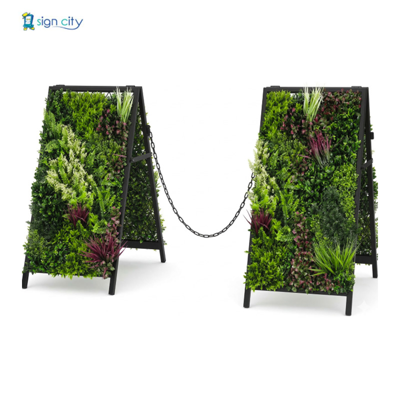 壁面緑化-モアリーフ デザイン例