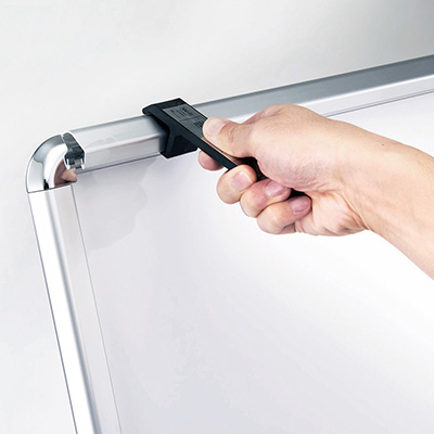 ポスターフレーム】タンパーグリップ TG-44R A3 ツヤ有シルバー 屋外用