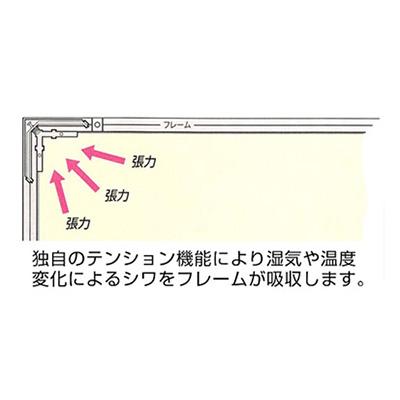 ポスターフレーム】 テンションフレーム TFD-9100 白 屋内用 | 看板の