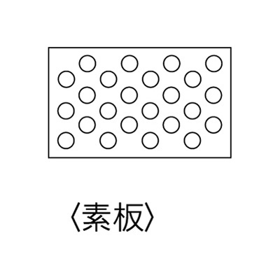 スチレンボード】ウッドラックパネル B-H 10mm厚 910×1820 素板 20枚