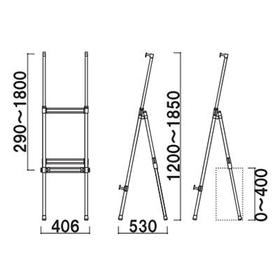 イーゼル／パネル用スタンド】パネルスタンド VS-71 | 看板の激安通販