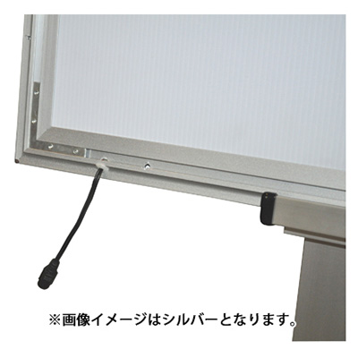 LEDライトパネル】スナップフレーム 屋内用 ブラック B1 角型 1台