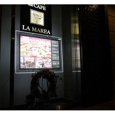 LEDライトパネル】LEDアクリルパネル 屋内用 A3 角型 昼白色 | 看板の