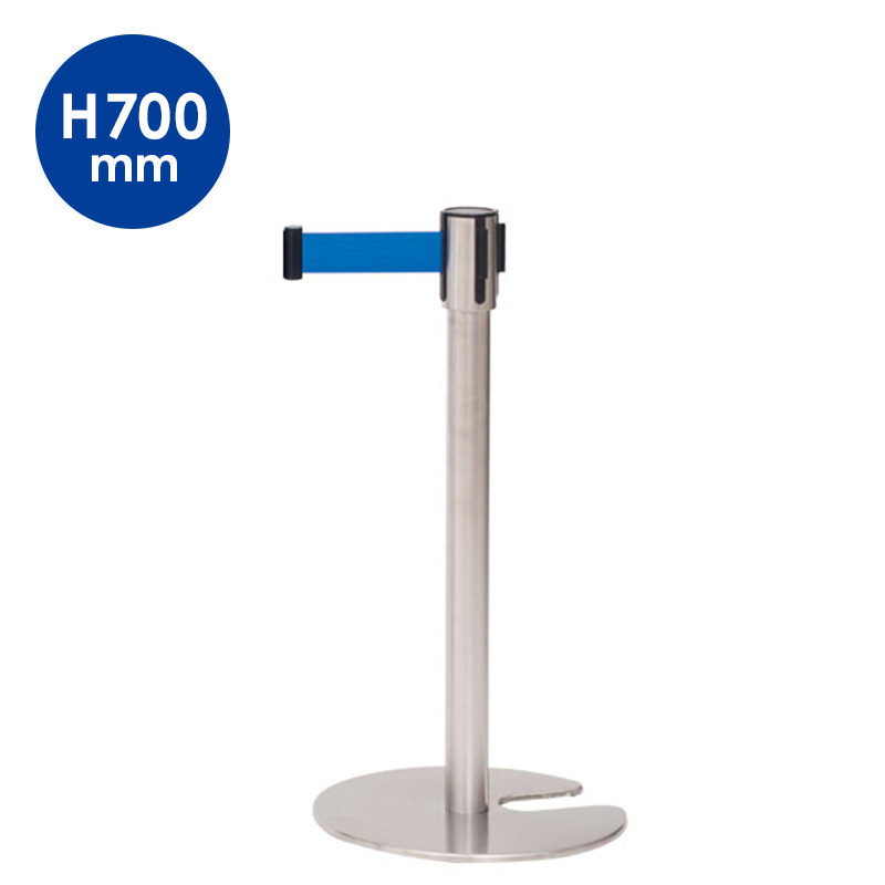 ガイドポール／パーテーション】ベルトパーティション SUS-1 (H70cm