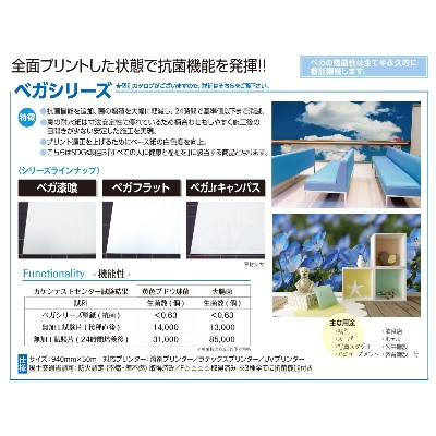 インクジェットメディア 壁紙 ベガ フラット 940mm 50m 看板の激安通販ならサインシティ