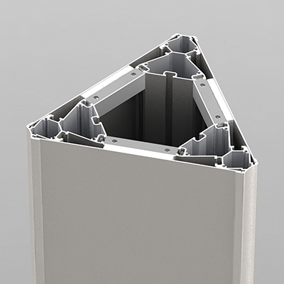 自立看板】三面体サイン トレス 非内照 TRX-6027 W638×H2700 | 看板の