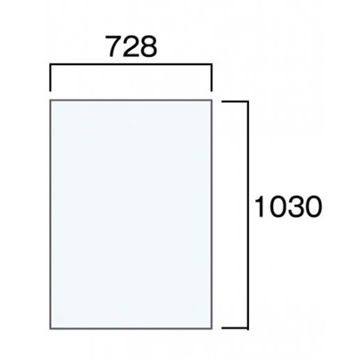 電飾スタンド看板】オプション面板 透明アクリル1.5mm厚 A1 VASKOP