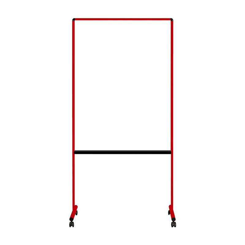 馬印 透明ボード カラー枠(赤) 937×557×1850 UDTP34N-R