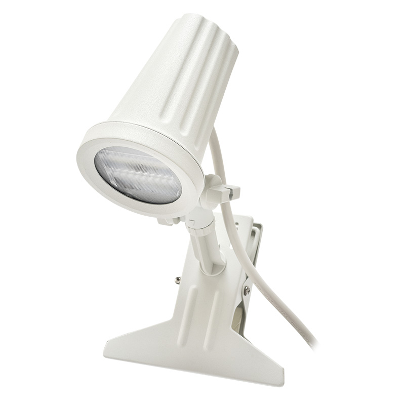 看板照明】屋外用LEDクリップライト ビュークリップランプ ホワイト