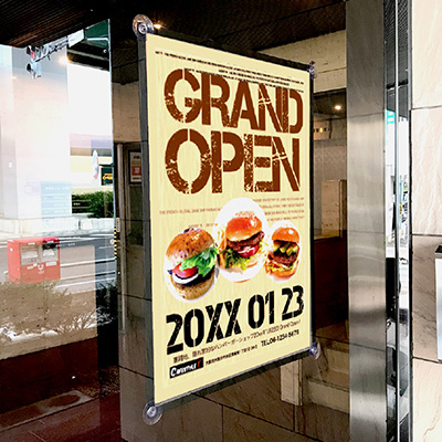 Holywings©さんの専門ページ ポスターフレーム】ウィンドウポスターホルダー WPH-10 A1 シルバー