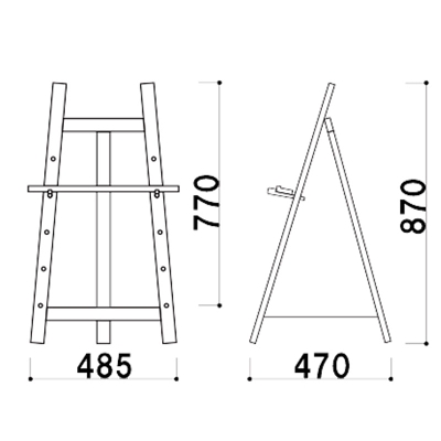 イーゼル】木製イーゼルスタンド イーゼル10号ミニ | 看板の激安通販
