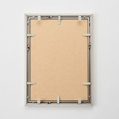 ポスターフレーム】ALUMIUM SERIES 04 FLAP B1 マットシルバー 屋内用