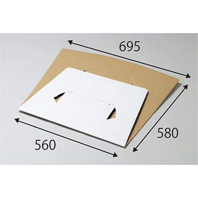 スチレンボード用オプション】ダンボール脚 W200×H1015mm PF PF-6 5枚