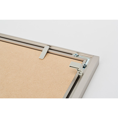 ポスターフレーム】ALUMIUM SERIES 06 SLICE B2 マットシルバー 屋内用