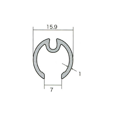 タペストリー】AL-16バナーパイプキット W310mm ブラック(パイプ