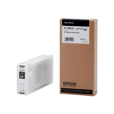 Epson SC1MB35 マットブラック & SC1BK35 フォトブラック インク】エプソン SC1BK35 フォトブラック 350ml | 看板の激安通販
