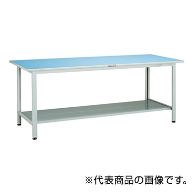 トラスコ】トラスコ TRUSCO 軽量作業台 下棚2枚付 1800×900×740mm BO 