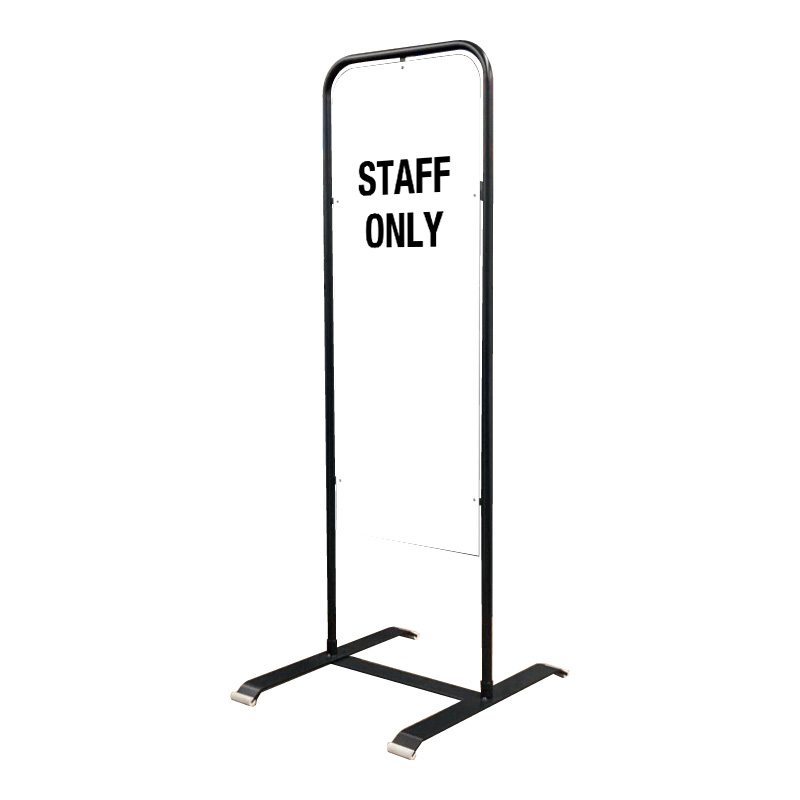 スタンド看板】チャオBM ブラック 表示面セット_006「STAFF ONLY