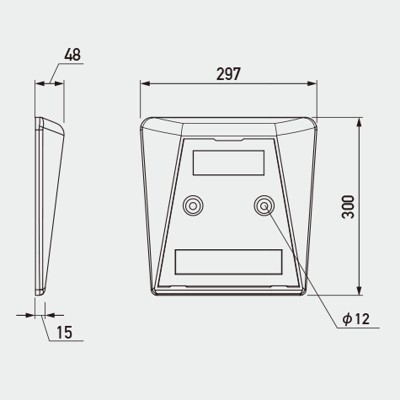 フロアサイン／路面表示】タートイズ オレンジ 表示面セット G-GT-001