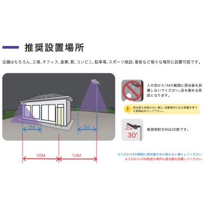 看板照明】屋外用LED誘虫器 View虫器（ビューチュウキ） VMK-001