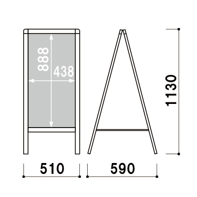 スタンド看板】Aサイン AW-459 | 看板の激安通販サインシティ【看板
