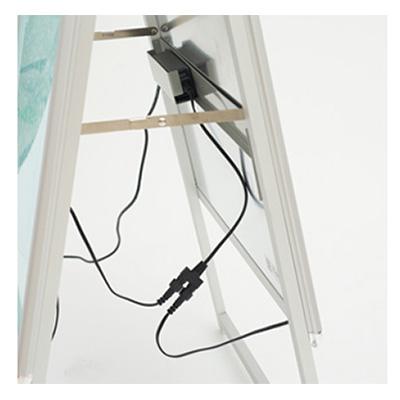 電飾スタンド看板】【B0】ポスター差し替え式 A型看板 LEDグリップA