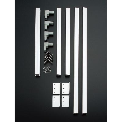 フレーム／看板枠／展張金具】土台フレーム 670KK シルバー 屋外用