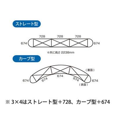 バックパネル】νイージーシステムパネル 3×4 ストレートタイプ