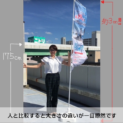 yohei5775様　ミニのぼり10本　ポンジオーダー のぼり】オリジナルのぼり ポンジ W600×H1800 10枚以上 | 看板の激安