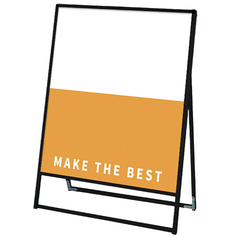 スタンド看板】バリウススタンド看板 900×1200 片面 ブラック BVASKAP