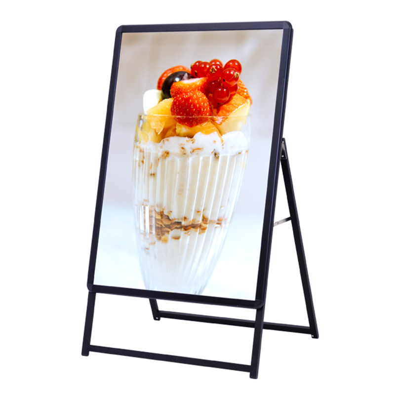 電飾スタンド看板】LEDグリップA B1 片面 ブラック 39412BLK | 看板の