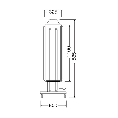 電飾スタンド看板】三和サインワークス 140 スリムロータリーLED LLT57