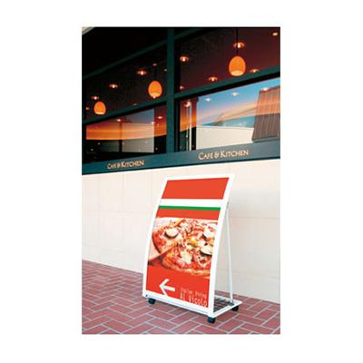 店舗用看板 スタンド看板】可倒式RXカーブサイン RX-609 | 看板の激安通販サイン