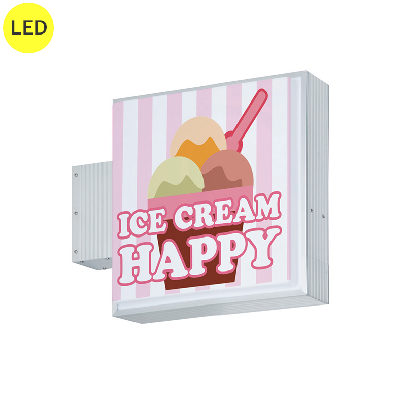 袖（突出し）看板】タテヤマアドバンス 角タイプ AD-1508T-LED