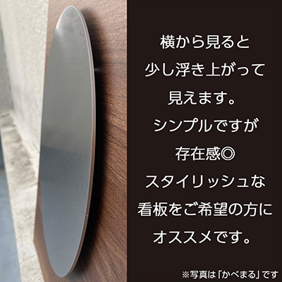 軽量 アルミ複合板 壁付け 看板（数字サイン ）kabe-0071