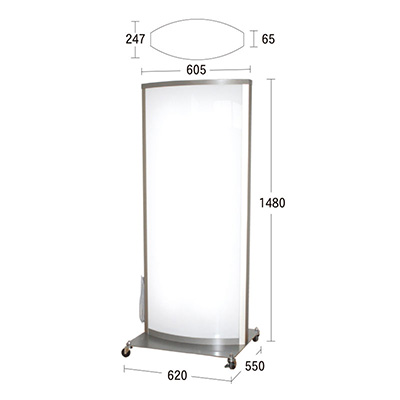 電飾スタンド看板】LED電飾スタンド看板 RA-301 シルバー | 看板の激安