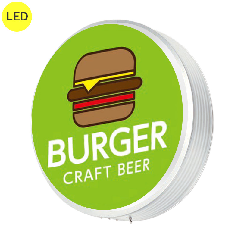 袖（突出し）看板】タテヤマアドバンス 丸タイプ ADS-9015KT-LED