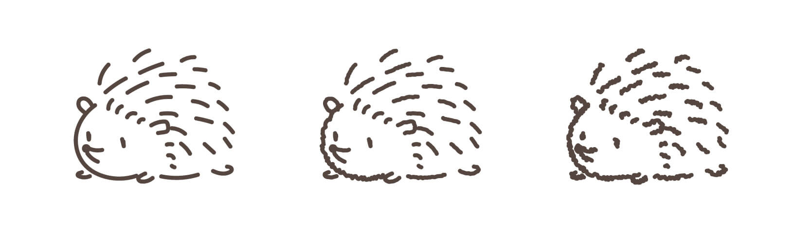 イラレで作るギザギザの線""