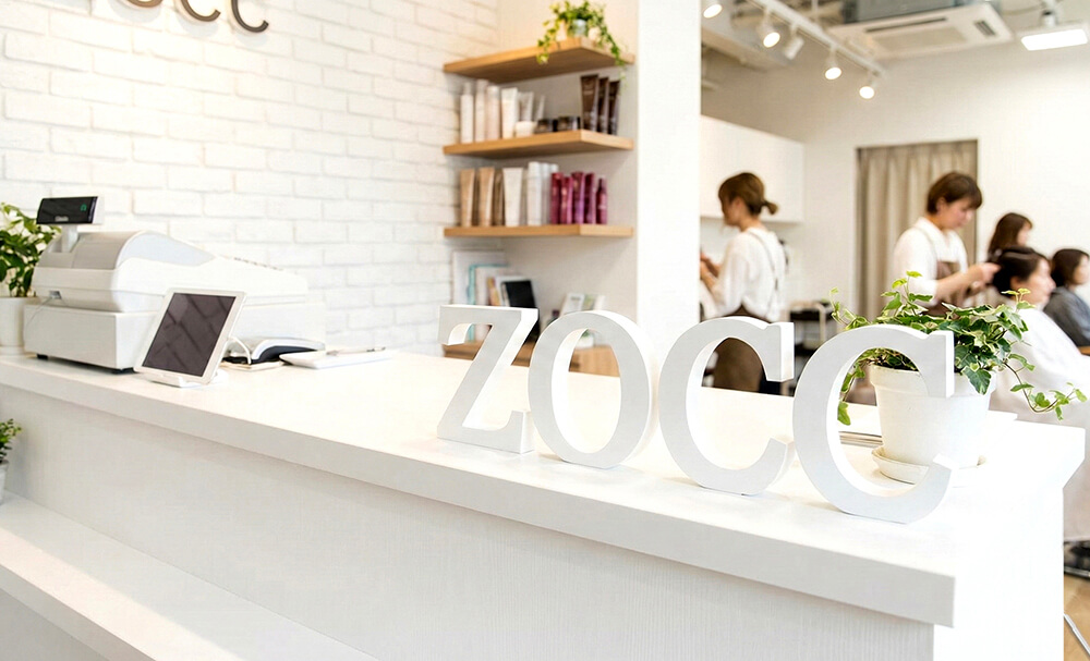 美容室のカルプ文字