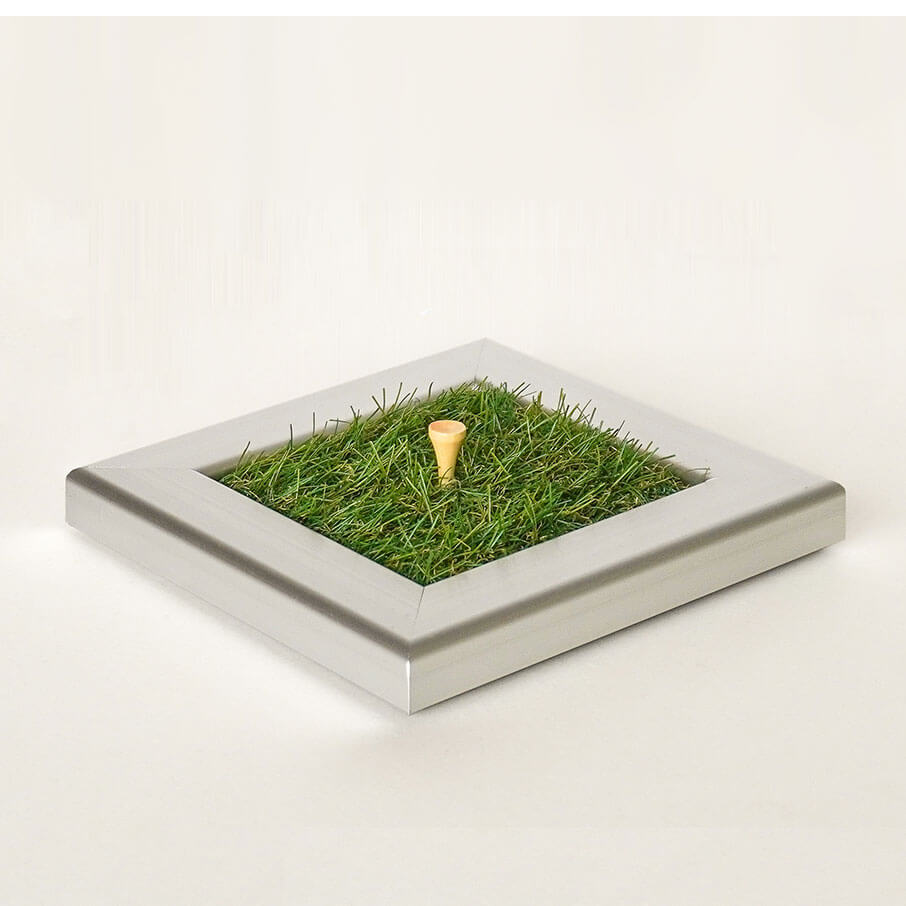 ゴルフボールケース 人工芝×ビターフレーム