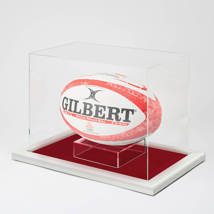 ラグビーボールケース 人工芝×オークフレーム