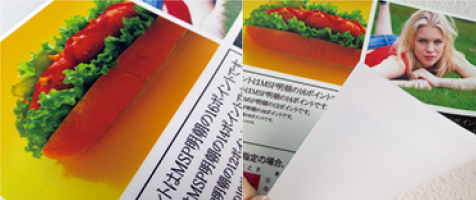バナースタンド表示面素材-合成紙+UVカットラミネート