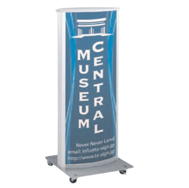 飲食店・クリニックにオススメ！表示面差し替えタイプの電飾スタンド