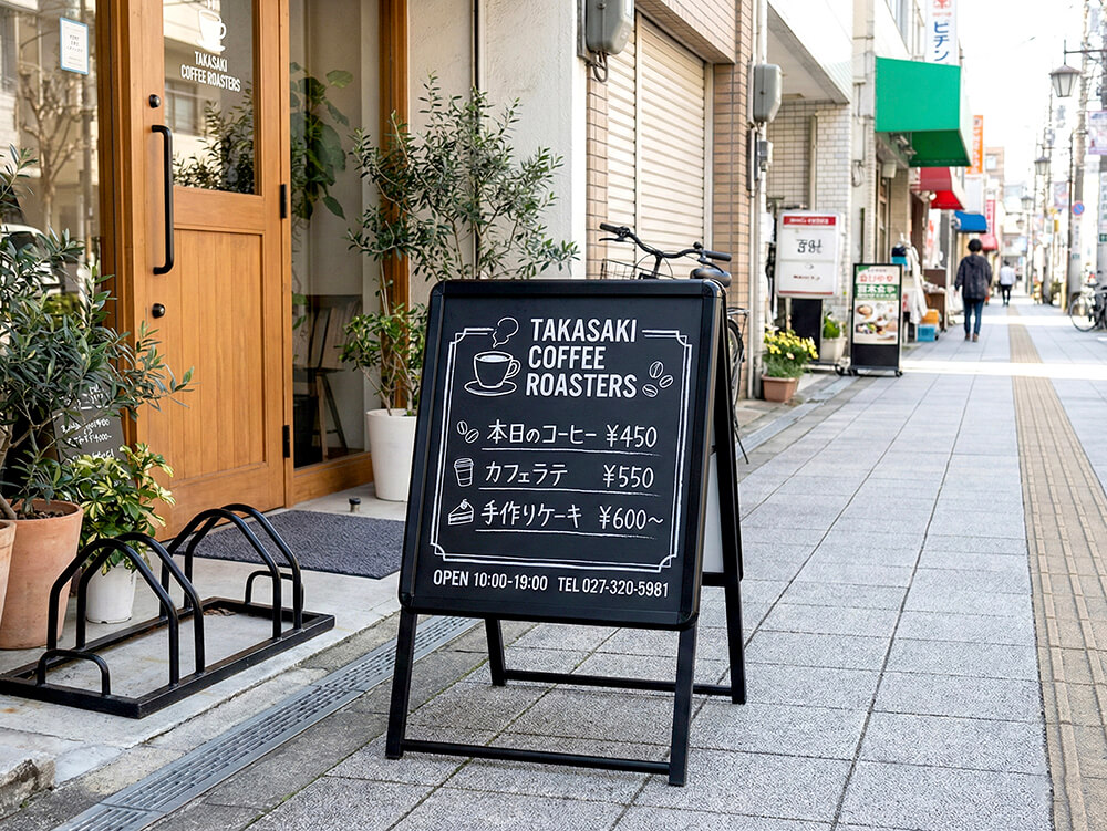 群馬 店舗看板