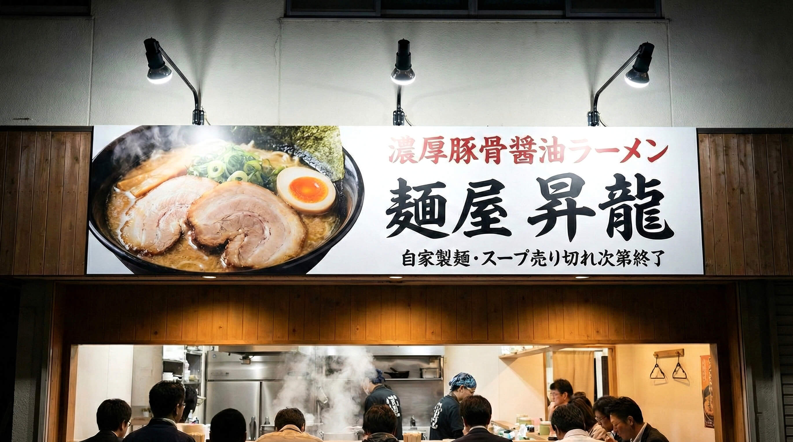 ファサード看板の例