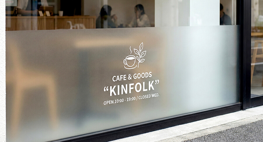 ウィンドウサインの例