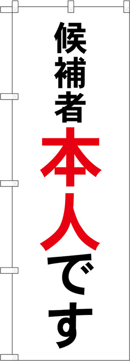 選挙活動のぼり 人気デザイン2