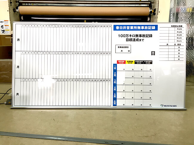 オリジナル製作のホワイトボード画像